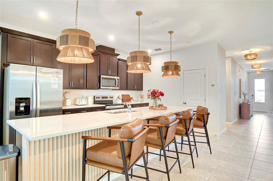 Furnished interior view inside a new home in Solara Resort, Kissimmee (Image 15).
