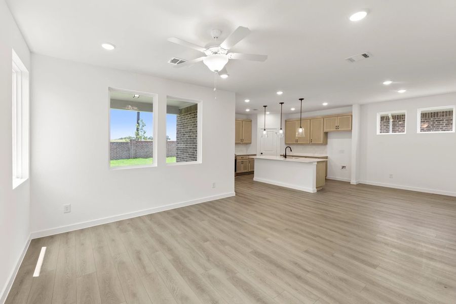 Open Kitchen-Living-Dining Room