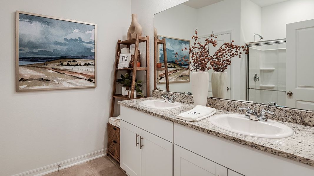 Furnished interior view inside a new home in Coopers Meadow, Jacksonville (Image 21). Furnished interior view inside a new home in Coopers Meadow, Jacksonville (Image 21).