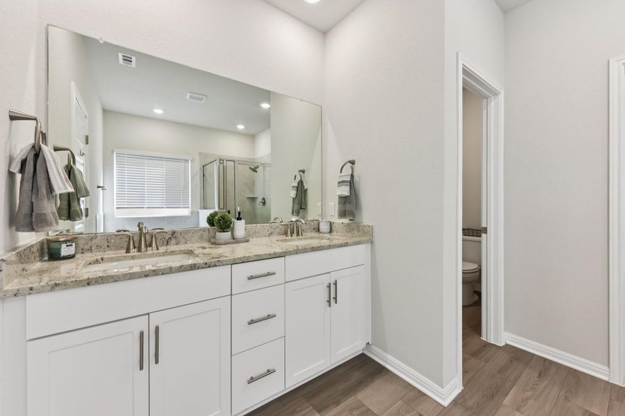 Furnished interior view inside a new home in Big Sky Ranch - Executive Collection, Dripping Springs (Image 15).