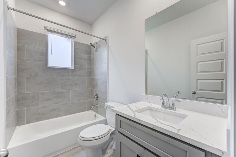 Furnished interior view inside a new home in Townsen Landing, Humble (Image 30).