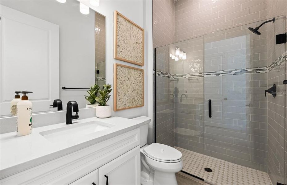 Furnished interior view inside a new home in BeachWalk by Manasota Key, Englewood (Image 26).