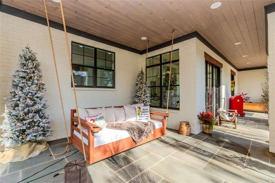 Exterior details and patio area of a home in , Dacula (Image 4).