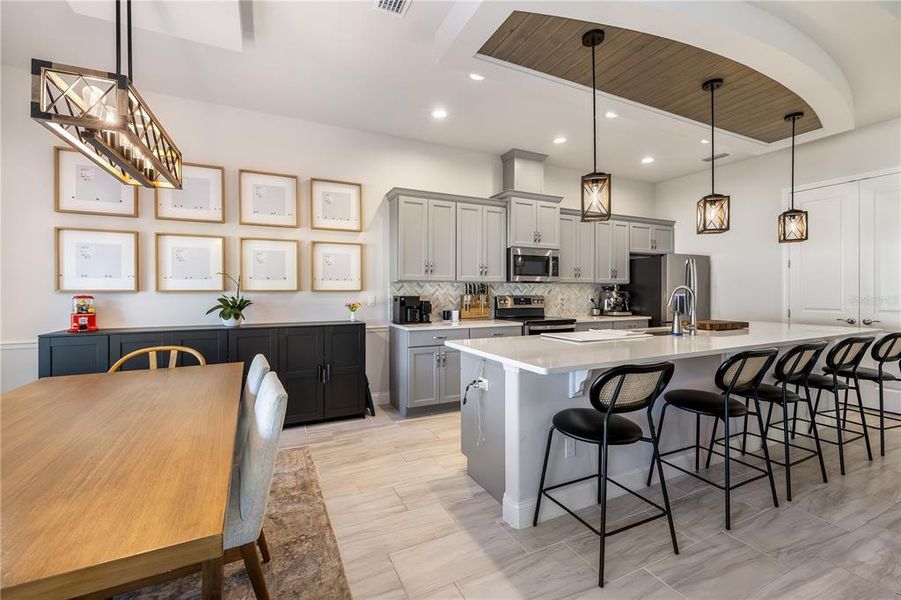 Furnished interior view inside a new home in Marina Del Palma, Palm Coast (Image 7).