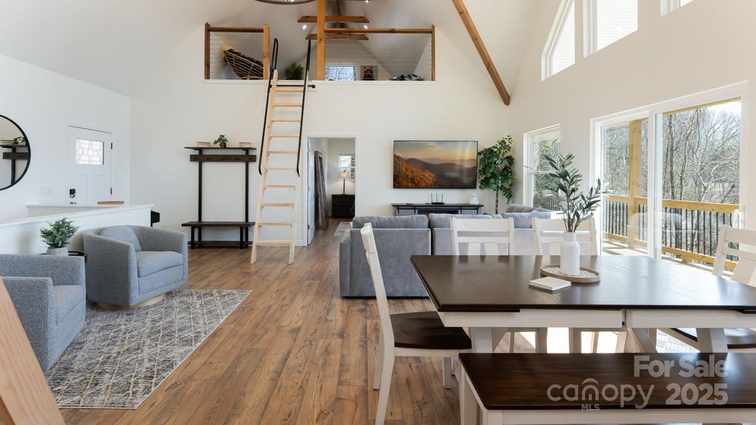 Furnished interior view inside a new home in , Waynesville (Image 13).