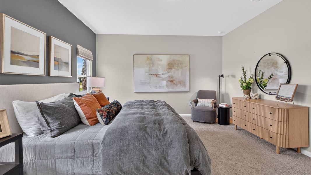 Furnished interior view inside a new home in Copes Landing, Jacksonville (Image 14).