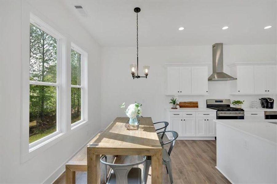 Furnished interior view inside a new home in , Cartersville (Image 7).