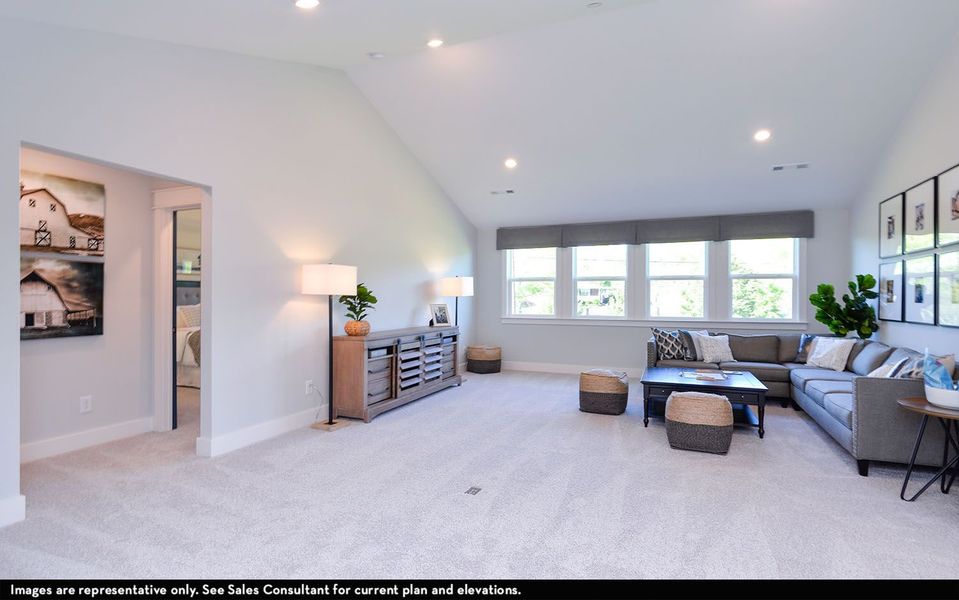 Furnished interior view inside a new home in Aden Woods, Fairview (Image 16).
