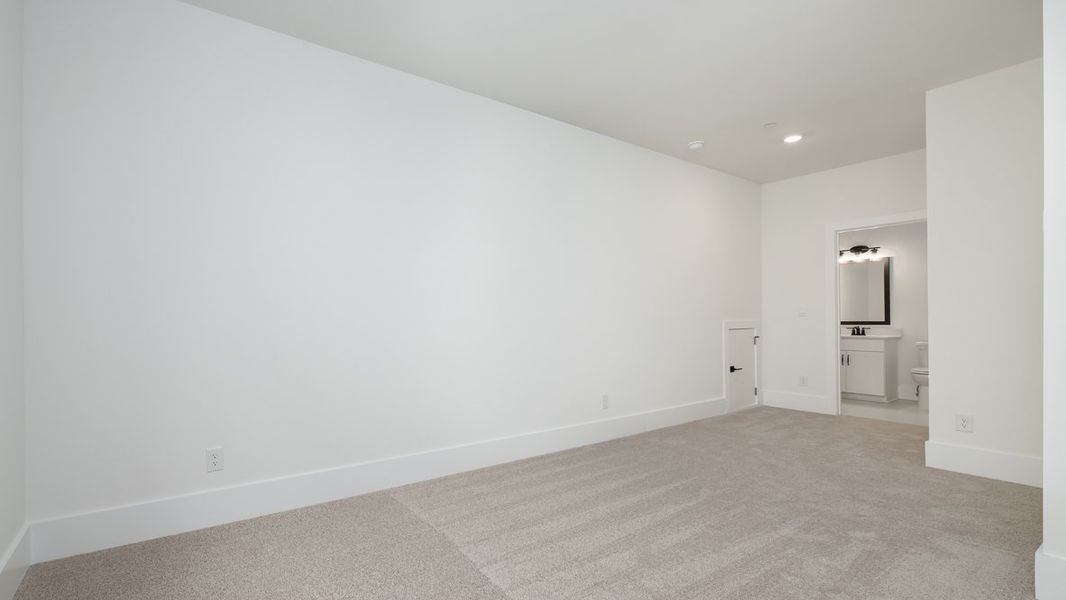 Representative unfurnished interior of a home built from the Bowen by D.R. Horton in The Village at Sandy Plains, Marietta (Image 22). Representative unfurnished interior of a home built from the Bowen by D.R. Horton in The Village at Sandy Plains, Marietta (Image 22).