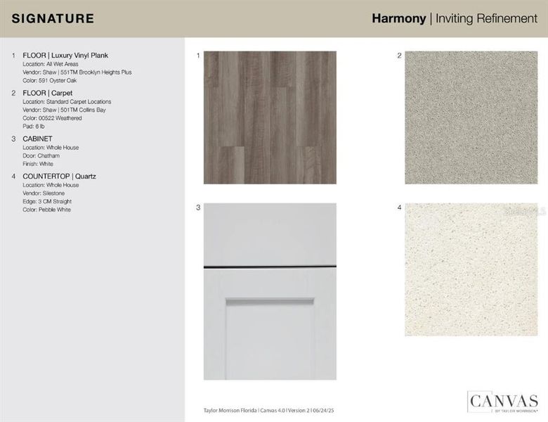 Sample of building materials used in homes in Coasterra Community Group Page, Palmetto (Image 28).