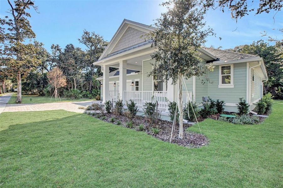 Front exterior of a new home in , Palm Coast, FL, highlighting curb appeal (Image 22).