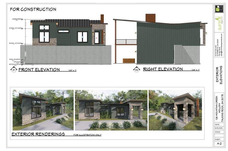 Exterior rendering of this home design in , Jonesboro, GA (Image 1).