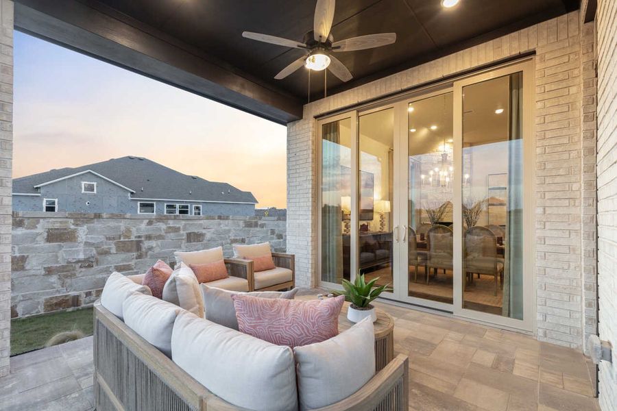 Representative Patio - some options shown