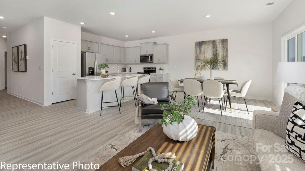 Furnished interior view inside a new home in Stanton, Richburg (Image 9).