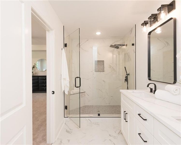Furnished interior view inside a new home in , Snellville (Image 5).