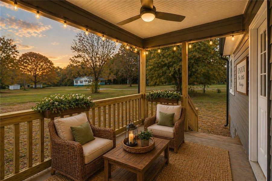 Exterior details and patio area of a home in , Taylorsville (Image 28).