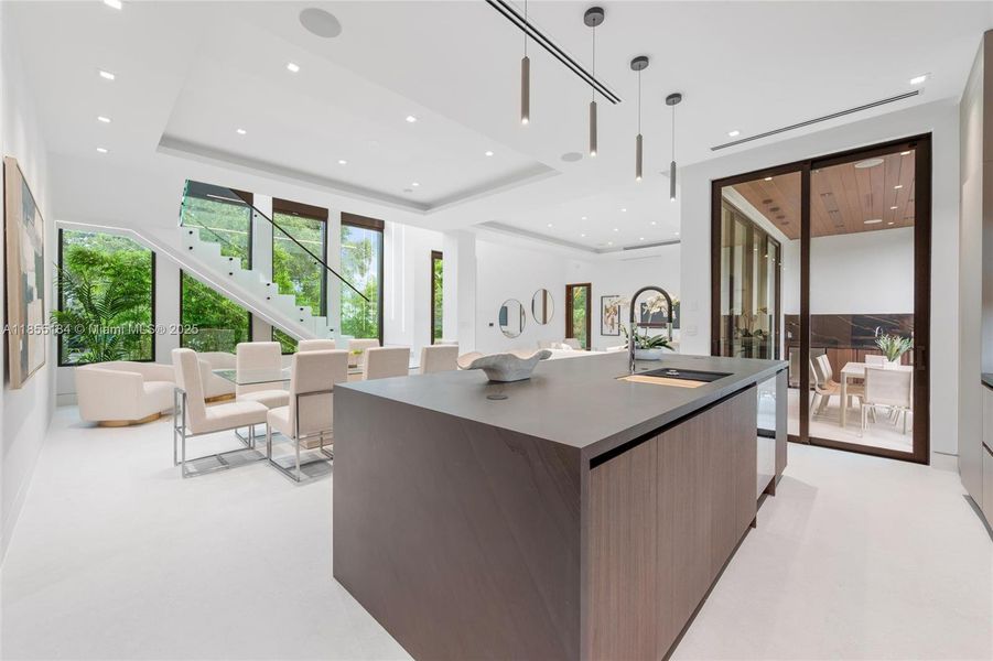 Furnished interior view inside a new home in , Miami (Image 15). Furnished interior view inside a new home in , Miami (Image 15).