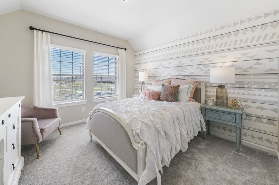 Furnished interior view inside a new home in Wood Leaf Reserve, Tomball (Image 42).