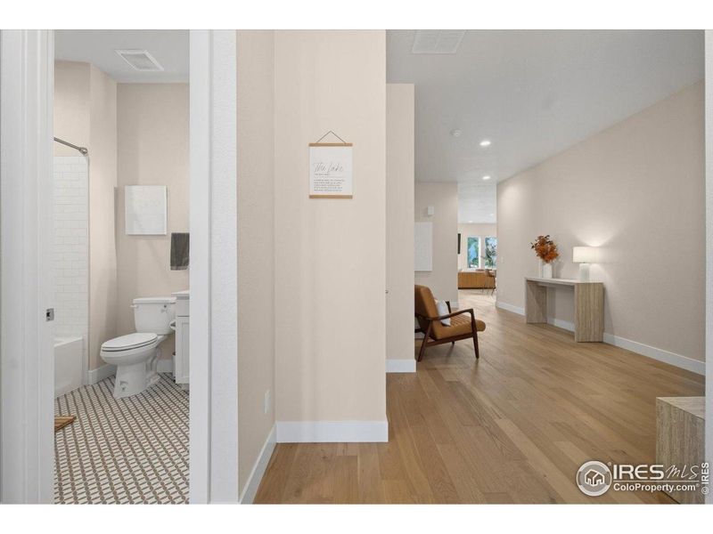 Furnished interior view inside a new home in Pelican Shores at Water Valley, Windsor (Image 9).