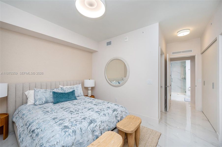 Furnished interior view inside a new home in , Miami (Image 8).