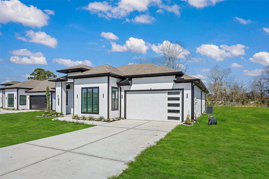 Front exterior of a new home in , Dayton, TX, highlighting curb appeal (Image 23).