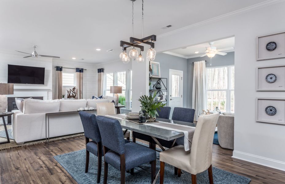 Furnished interior view inside a new home in Cannon Run, Concord (Image 15).