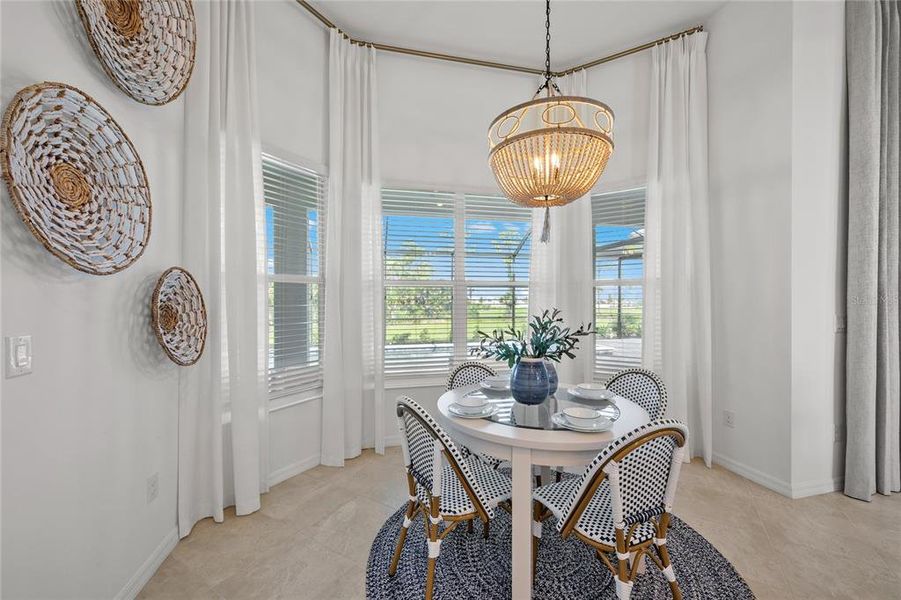 Furnished interior view inside a new home in Calusa Country Club, Lakewood Ranch (Image 36).