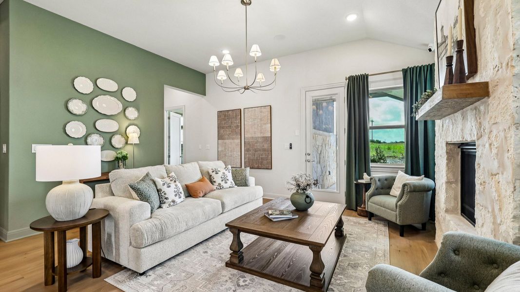 Representative furnished interior of a home built from the Oleander by DRB Homes in Carillon, Manor (Image 16). Representative furnished interior of a home built from the Oleander by DRB Homes in Carillon, Manor (Image 16).