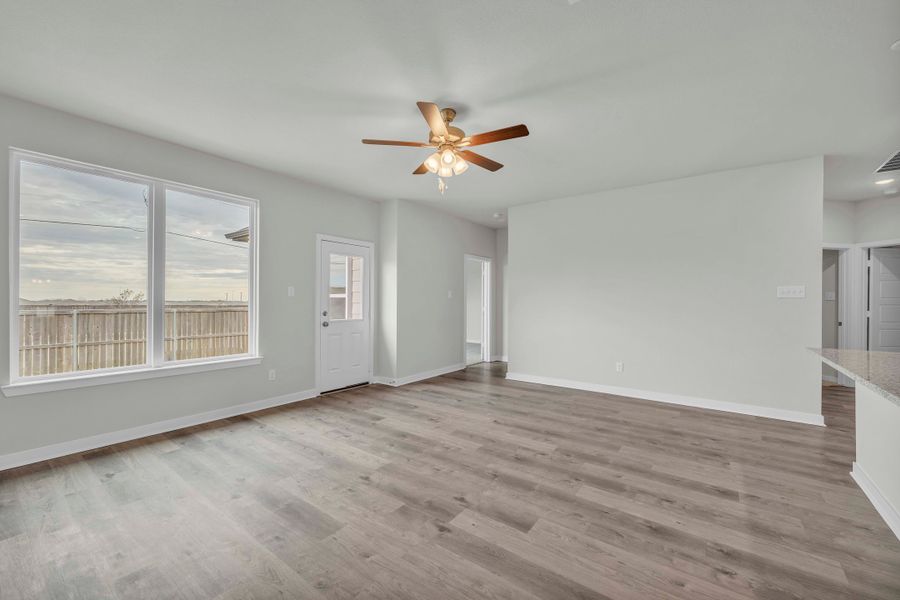 Spacious, unfurnished interior of a new home in The Ridge at Belle Meadows, Belton (Image 13). Spacious, unfurnished interior of a new home in The Ridge at Belle Meadows, Belton (Image 13).