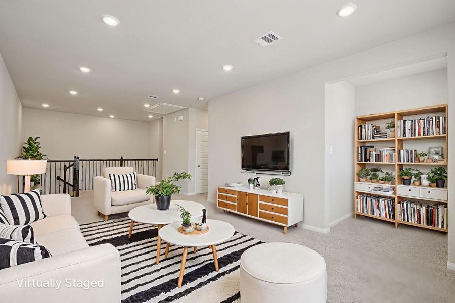 Furnished interior view inside a new home in Kemah Crossing - Luxe Series, Kemah (Image 14).
