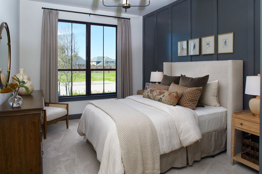Furnished interior view inside a new home in Light Farms Graham/Reagan, Celina (Image 34).