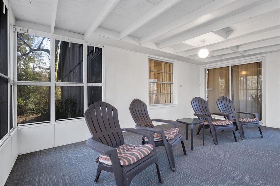 Exterior details and patio area of a home in , Mineola (Image 22).
