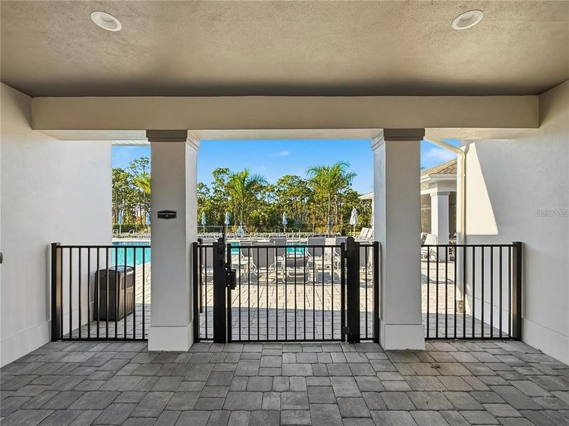 Exterior details and patio area of a home in , Englewood (Image 24).
