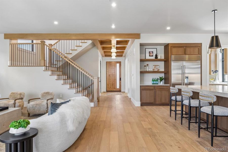 Furnished interior view inside a new home in , Denver (Image 6).
