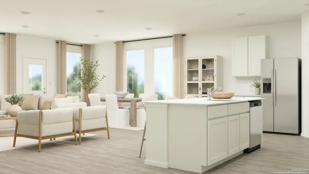 Furnished interior view inside a new home in Grace Valley, Cibolo (Image 9). Furnished interior view inside a new home in Grace Valley, Cibolo (Image 9).