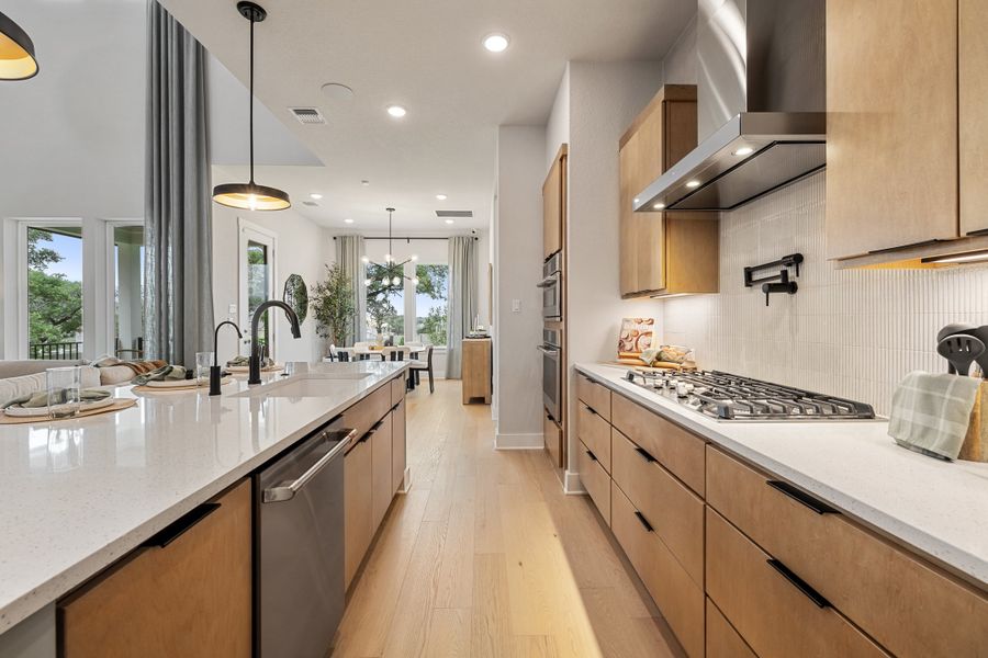 Furnished interior view inside a new home in Heritage, Dripping Springs (Image 12).