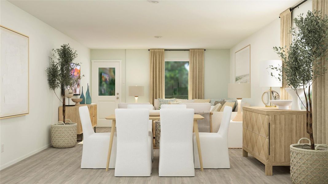 Furnished interior view inside a new home in Preserve at Lions Park, Temple (Image 13).