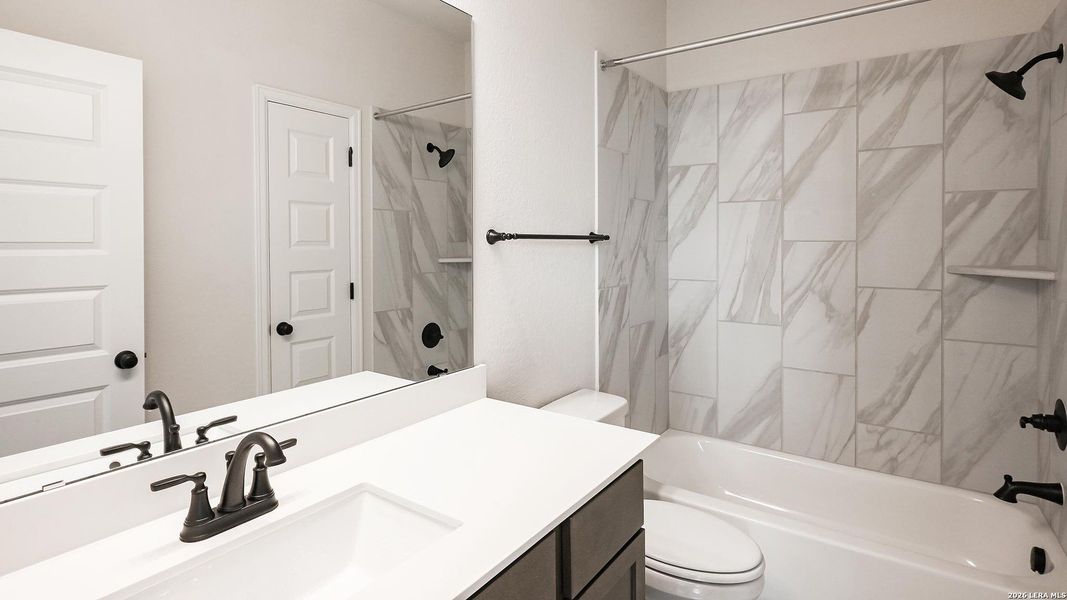 Furnished interior view inside a new home in The Parklands, Schertz (Image 7).