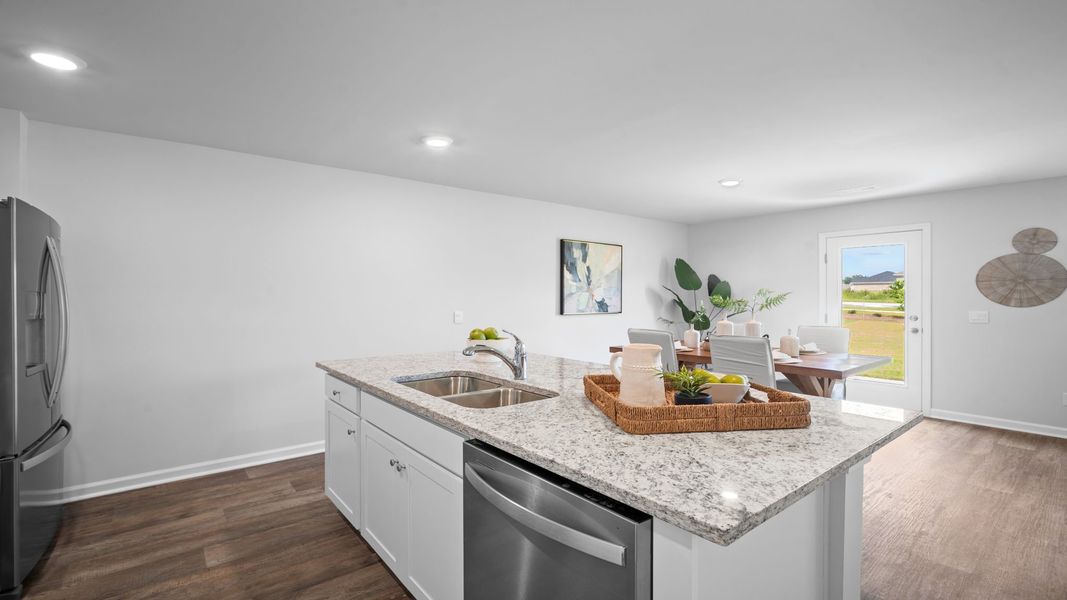 Furnished interior view inside a new home in The Groves at Bees Creek, Ridgeland (Image 6).
