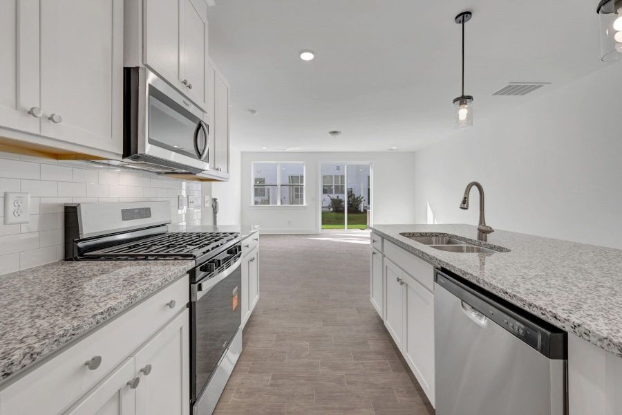 Furnished interior view inside a new home in Powell, Angier (Image 4).