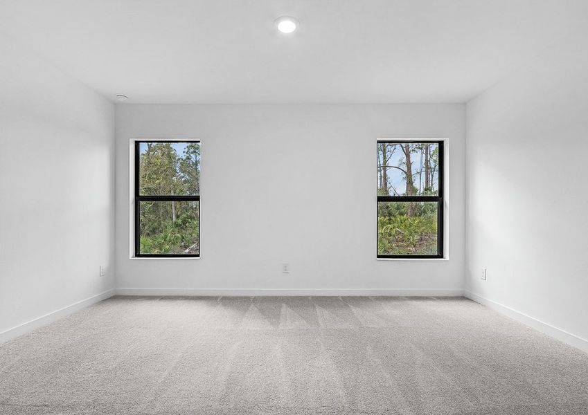 The master bedroom is the perfect place to unwind after a long day