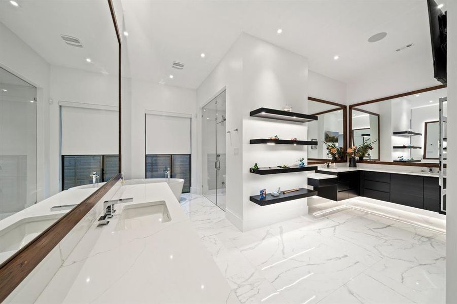 Furnished interior view inside a new home in , Frisco (Image 11).