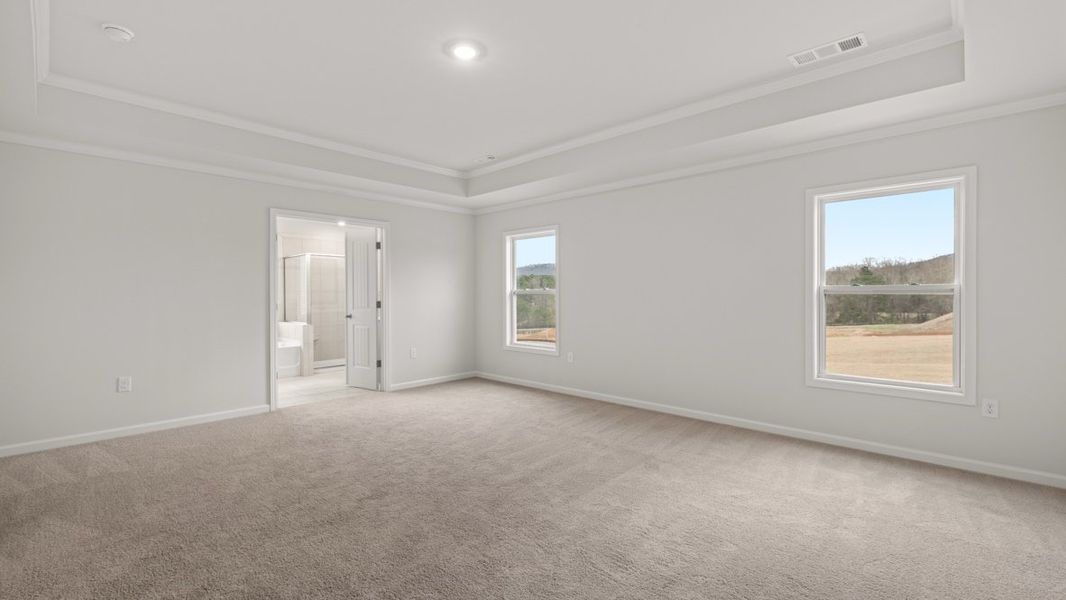 Representative unfurnished interior of a home built from the Westerly by D.R. Horton in Thalley Creek Estates, Cumming (Image 23).