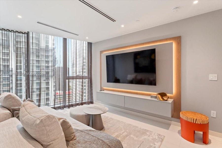 Furnished interior view inside a new home in , Miami (Image 15).