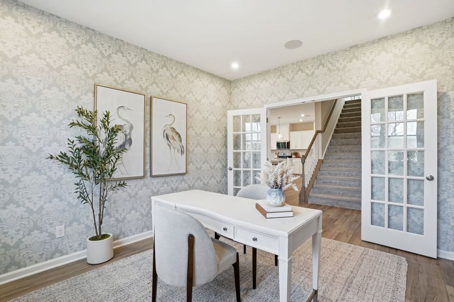 Sequoia Model downstairs study