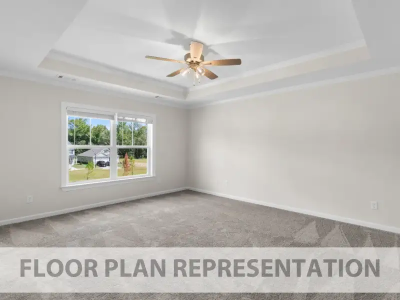 Spacious, unfurnished interior of a new home in Forrest Bluff, North Augusta (Image 10).