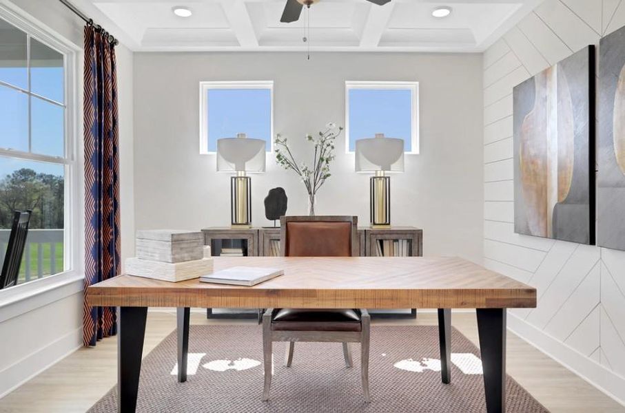 Furnished interior view inside a new home in , Pendergrass (Image 14).