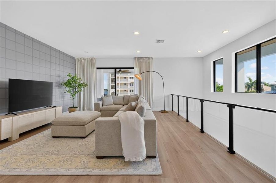 Furnished interior view inside a new home in , Redington Shores (Image 21).