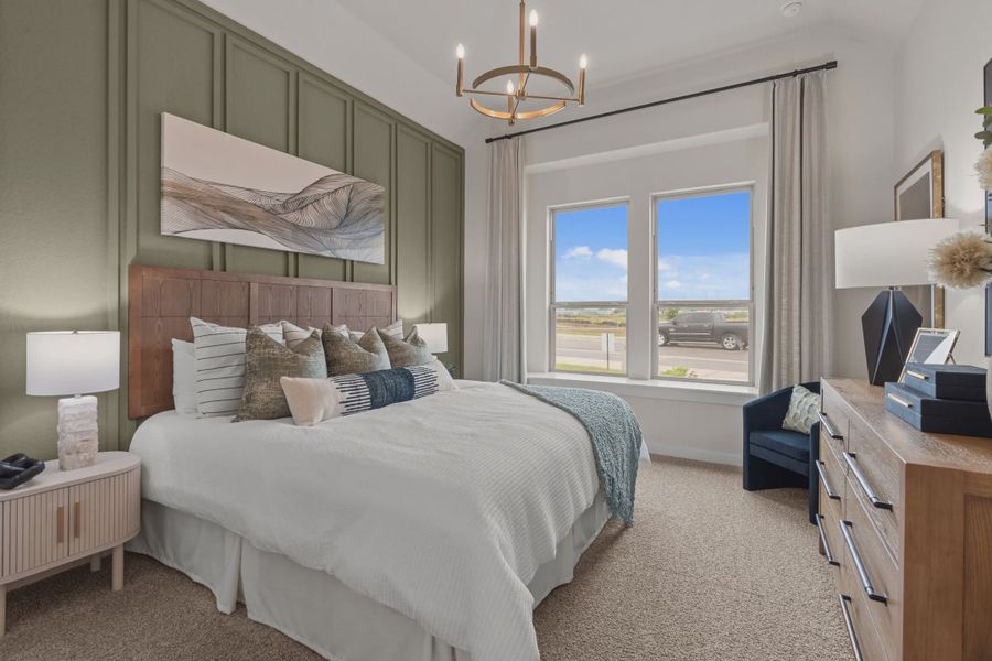 Representative furnished interior of a home built from the Tobias by Chesmar Homes in The Crossvine, Forney (Image 5).