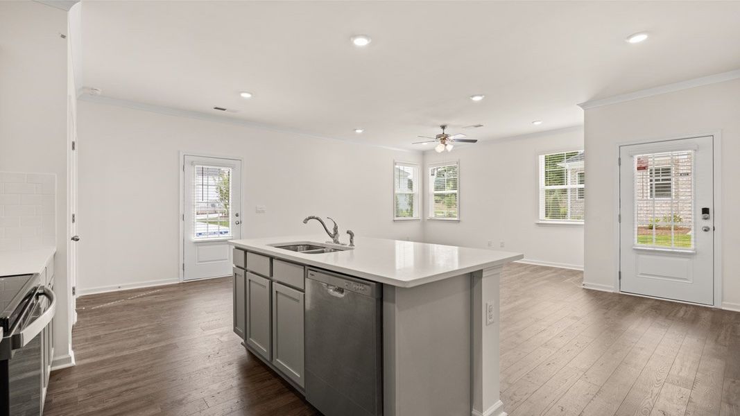 Furnished interior view inside a new home in Independence Villas and Townhomes, Loganville (Image 6).